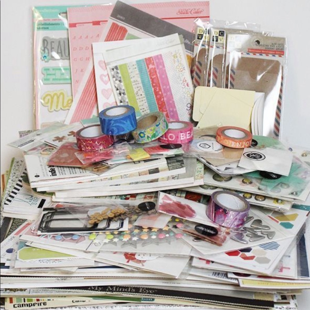✨ Mystery Lot ✨ - Craft / Scrapbooking Supply Box